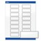 Avery Printable Address Labels with Sure Feed Technology, Pre-Printed Silver Mirror Metallic Design, Glossy White, 1" x 2-5/8", Laser & Inkjet Compatible, 160 Total